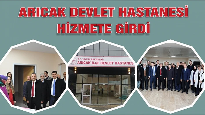 Arıcak Devlet Hastanesi Hasta Kabulüne Başladı