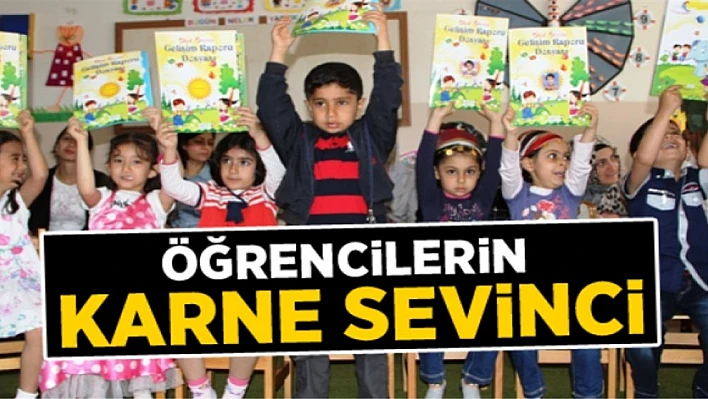Öğrencilerin Karne Sevinci