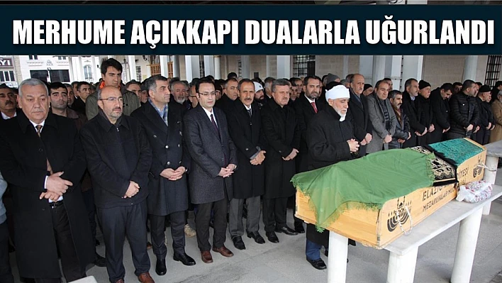 Merhume Açıkkapı Toprağa Verildi