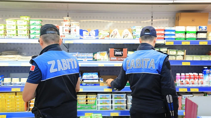 Elazığ Belediyesi zabıta ekiplerinden sıkı denetim