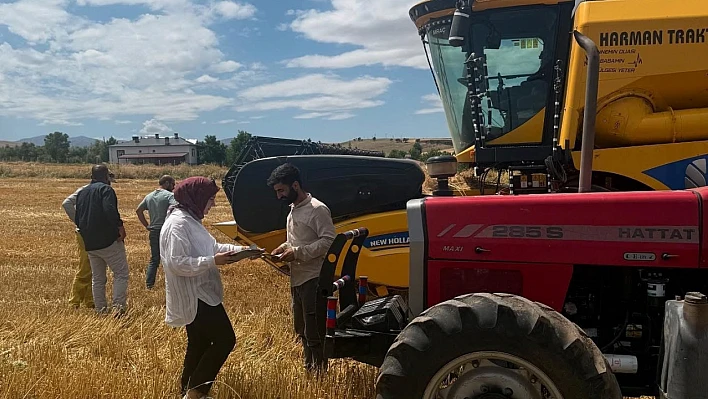 Elazığ'da hasat ve biçerdöver denetimleri