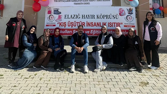 Elazığ Hayır Köprüsü'nden Hakkari ve Van'a yardım eli
