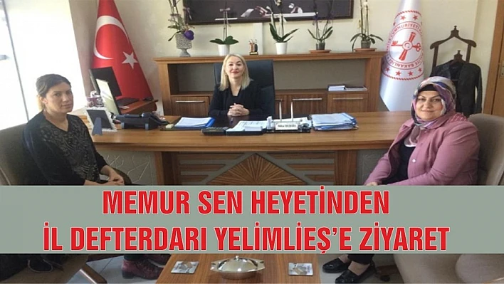 Memur-Sen Kadın Kolları'ndan Defterdar Yelimlieş'e Ziyaret