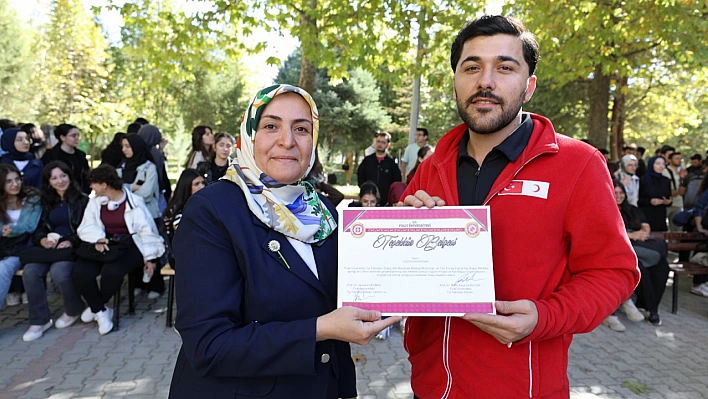 Fırat Üniversitesi Tıp Fakültesinde 'Afetlere Dirençli Toplum Eğitimi' düzenlendi