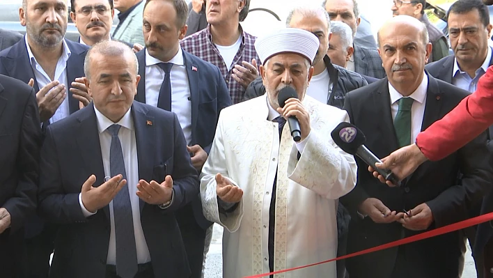 Hacı Ahmet Saraç Camii ibadete açıldı