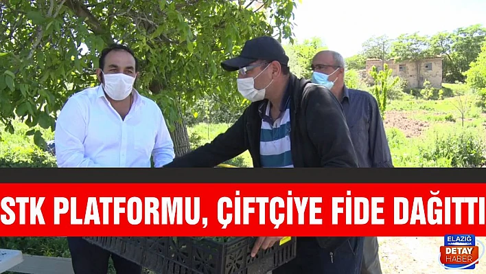 STK Platformu, Çiftçiye Fide Dağıttı