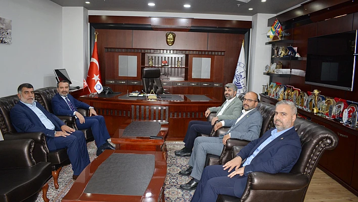 HÜDA PAR heyetinden Başkan Şerifoğulları'na ziyaret
