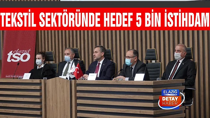 Tekstil Sektöründe Hedef 5 Bin İstihdam