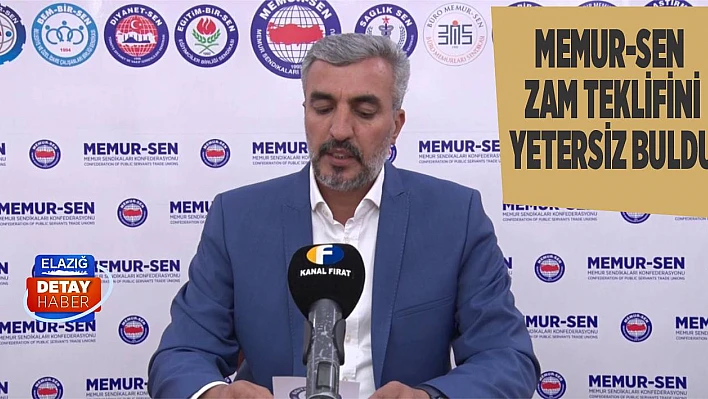 Memur-Sen Zam Teklifini Yetersiz Buldu