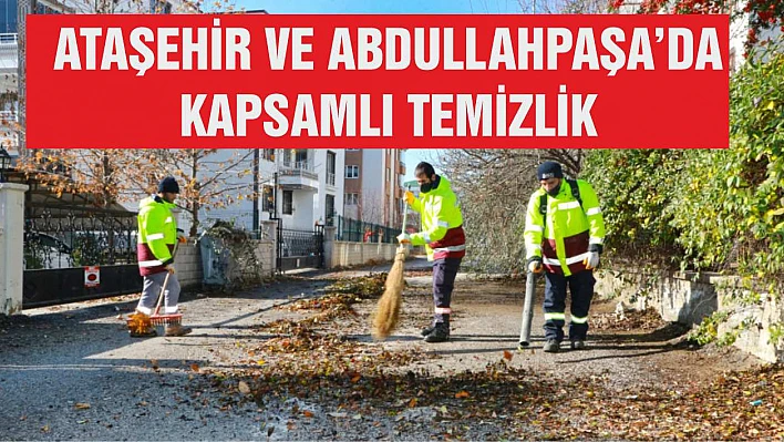 Ataşehir ve Abdullahpaşa'da Kapsamlı Temizlik