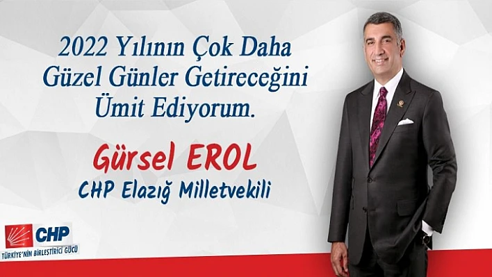 Milletvekili Erol'dan yeni yıl mesajı