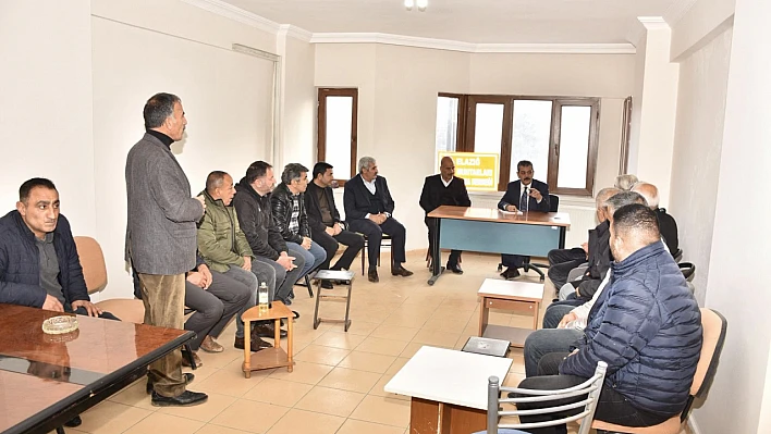 Milletvekili Keleş'ten Elazığ Merkez Köy Muhtarları Dayanışma Derneği'ne ziyaret
