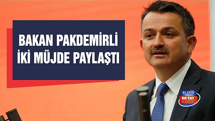 Bakan Pakdemirli 'Hayvancılık destek ödemeleri bu hafta yapılacak'