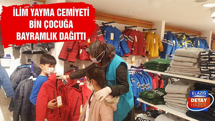 İlim Yayma Cemiyeti Bin Çocuğa Bayramlık Dağıttı