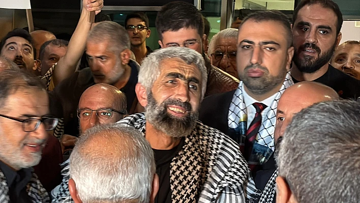 Sumud Filosu aktivistlerinden hemşehrimiz Akılotu, Elazığ'a döndü