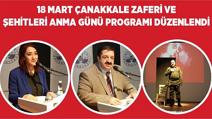 18 Mart Çanakkale Zaferi Ve Şehitleri Anma Günü Programı Düzenlendi