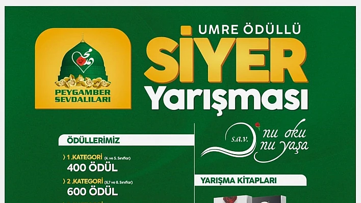 Umre Ödüllü siyer yarışması başvuruları başladı