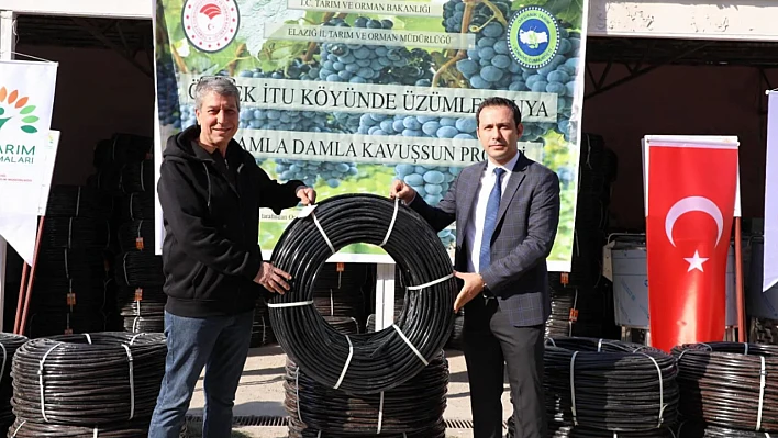 Üzümler suya damla damla kavuşsun projesi hayat buldu!