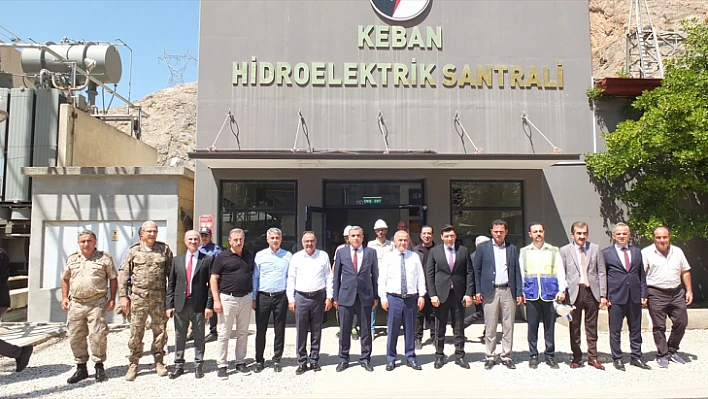 Vali Hatipoğlu, Keban ilçesinde incelemede bulundu
