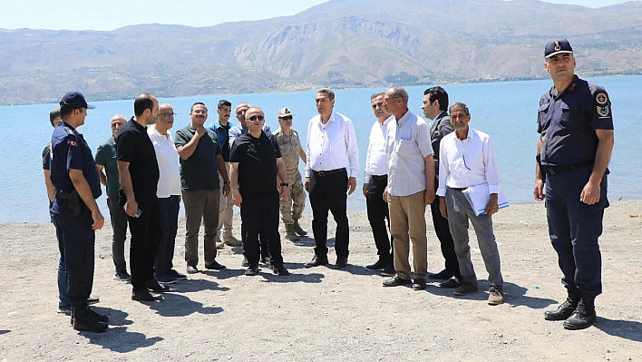 Vali Numan Hatipoğlu, Sivrice sahil çalışmalarını inceledi