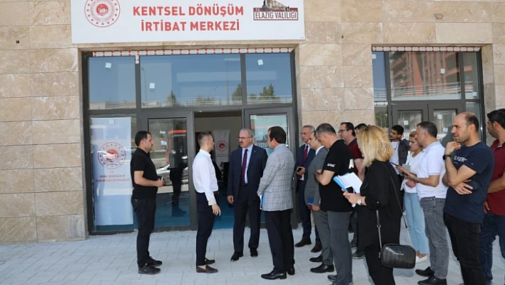 Vali Toraman, kentsel dönüşüm alanlarını gezdi 