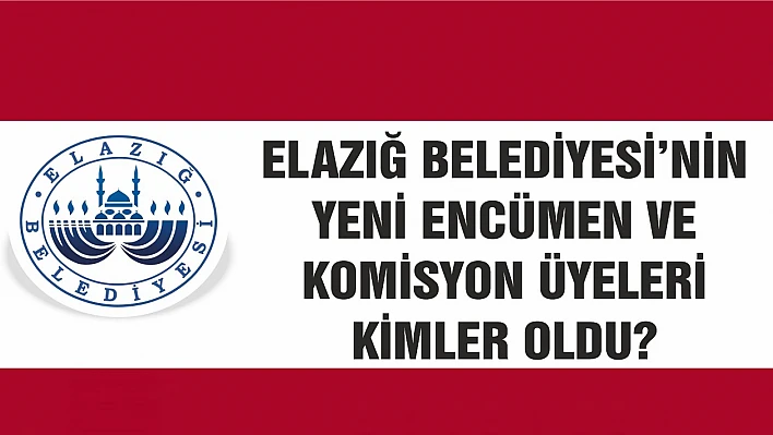 Komisyon üyeleri belli oldu!