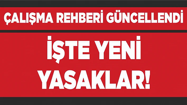 Çalışma rehberi güncellendi!