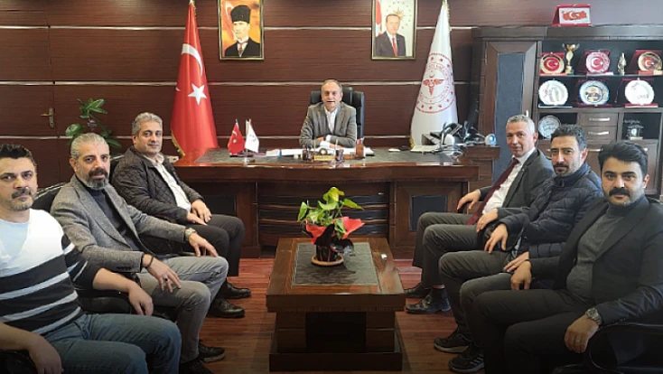 Türk Sağlık Sen, sorunları İl Sağlık Müdürü Gecekuşu’na iletti