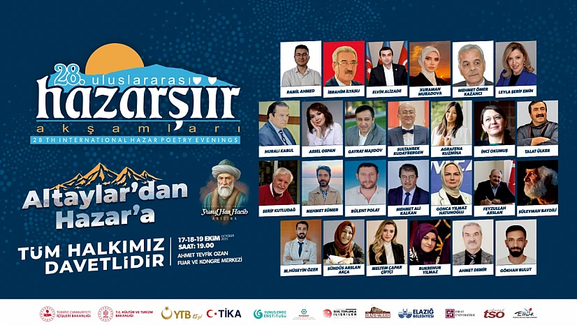 28'inci Uluslararası Hazar Şiir Akşamları başlıyor