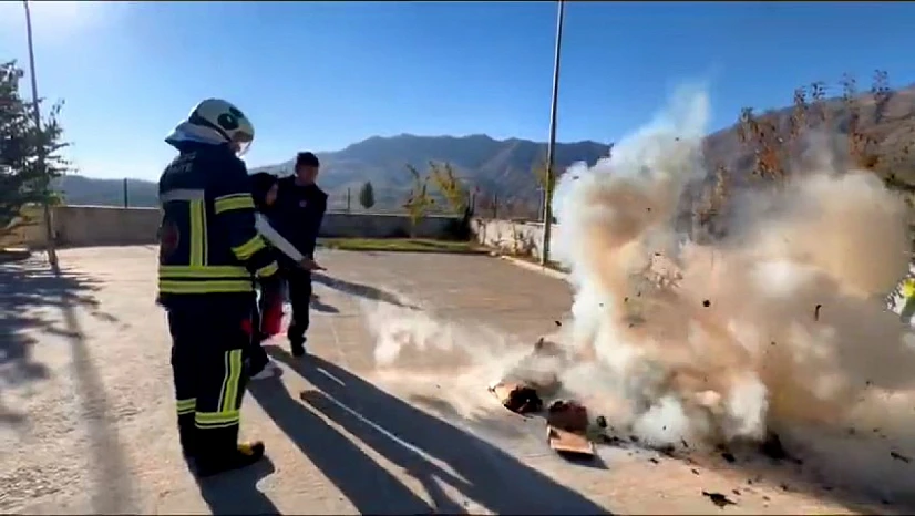 Arıcak İlçe Devlet Hastanesi'nde yangın ve tahliye tatbikatı