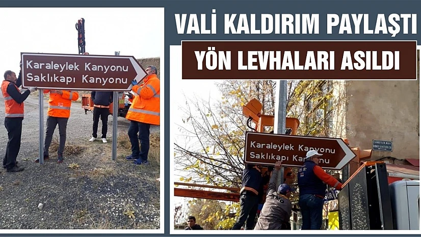 Vali Kaldırım Paylaştı