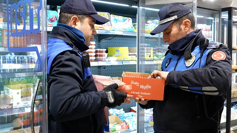 Elazığ Belediyesi'nden zincir marketlere denetim