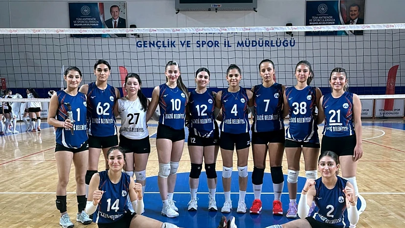 Elazığ Belediyespor Kadın Voleybol Takımı, galibiyete uzandı