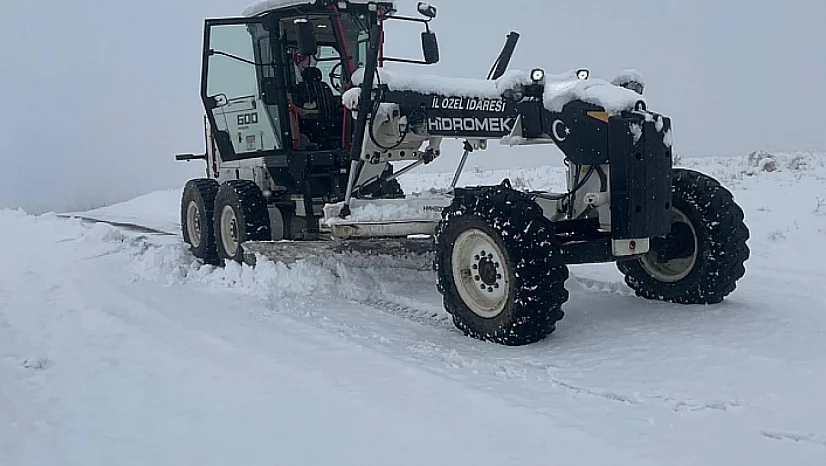 Elazığ'da 25 köy yolu ulaşıma kapalı