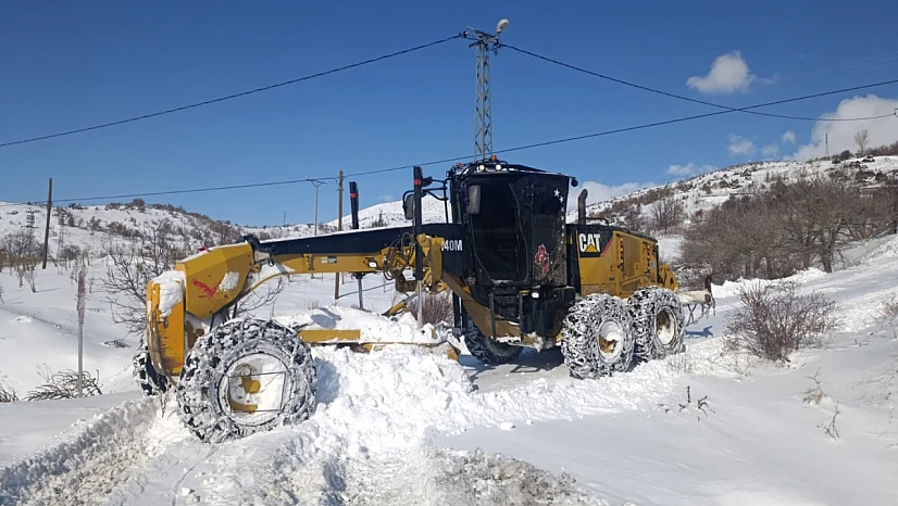 Elazığ'da 533 köy yolu ulaşıma kapandı