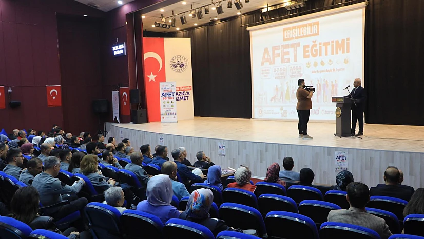 'Erişilebilir Afet Eğitimi Projesinin' eğitimleri başladı