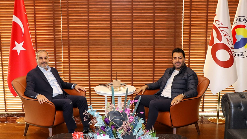 Ersan Diamond Sahibi Ersan Gülmez'den Başkan Alan'a ziyaret