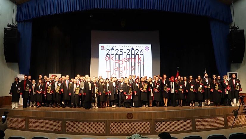 Fırat Üniversitesi 2025-2026 akademik yılı açılış töreni yapıldı