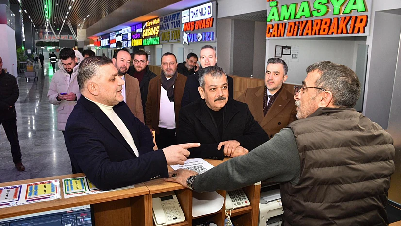 Keleş'ten, Elazığ Şehirler Arası Otobüs Terminali'ne ziyaret