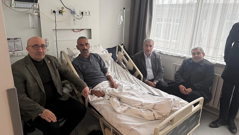 Milletvekili Açıkkapı'dan hastalara moral ziyareti