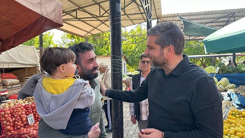 Milletvekili Nazırlı, pazarcı esnafı ile bir araya geldi