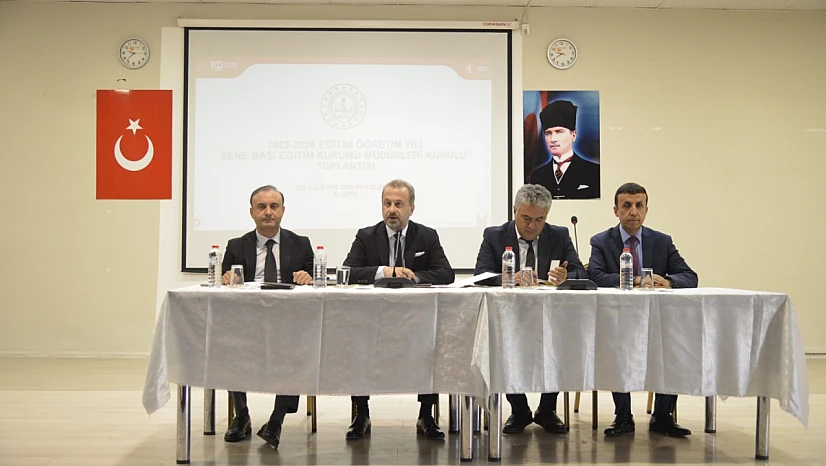 Sene başı eğitim kurumu müdürleri toplantısı yapıldı