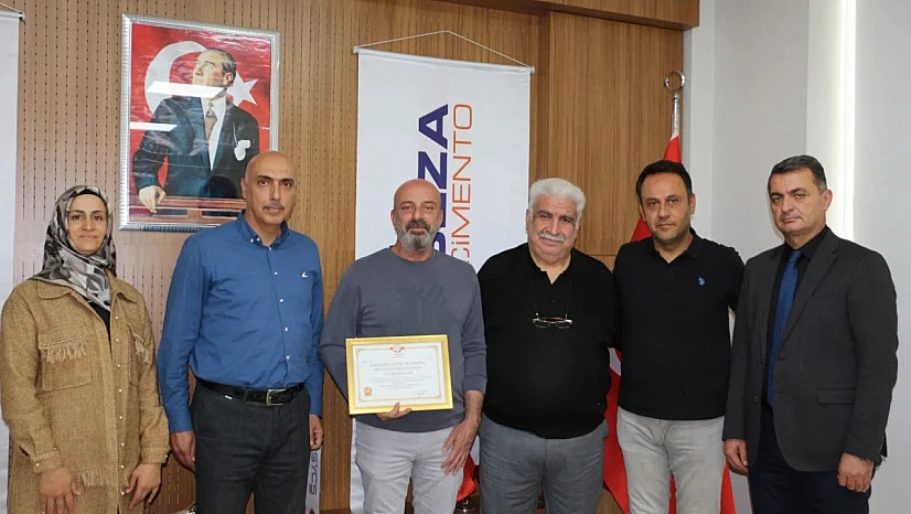 Seza Çimento'ya 'Beslenme Dostu ve Fiziksel Aktiviteyi Destekleyen İş Yeri' belgesi