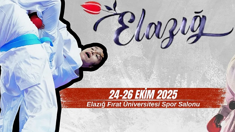 Türkiye Ümit-Genç-U21 Karate Şampiyonası Elazığ'da!