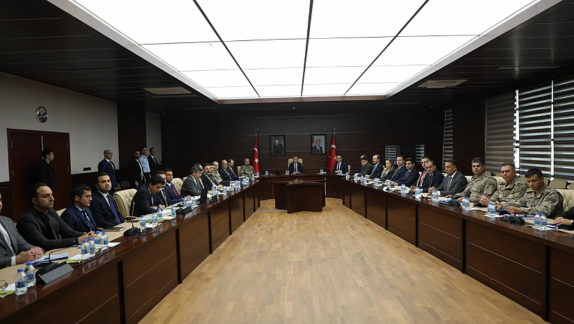 Vali Hatipoğlu Başkanlığında güvenlik ve asayiş konuları değerlendirildi