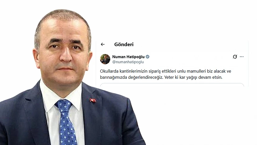 Vali Hatipoğlu: Yeter ki kar yağsın, kantincileri mağdur etmeyeceğiz