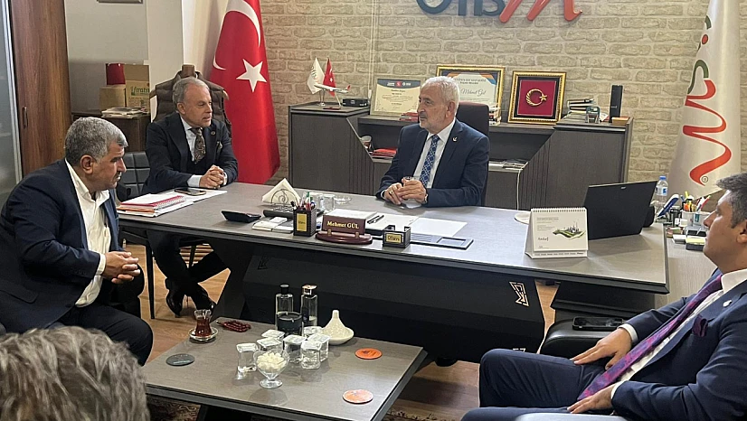 YRP Genel Başkan Vekili Devlet Eski Bakanı Günbey'den MKYK Üyesi Gül'e ziyaret