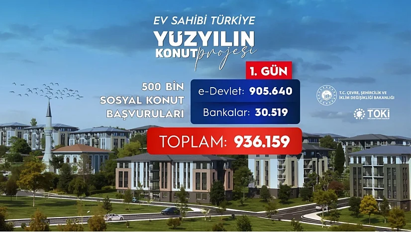 Yüzyılın konut projesine ilk günde rekor katılım