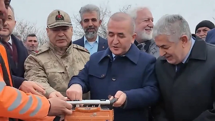 Cevizdere Köyü Yeni Cami için temel atma töreni düzenlendi