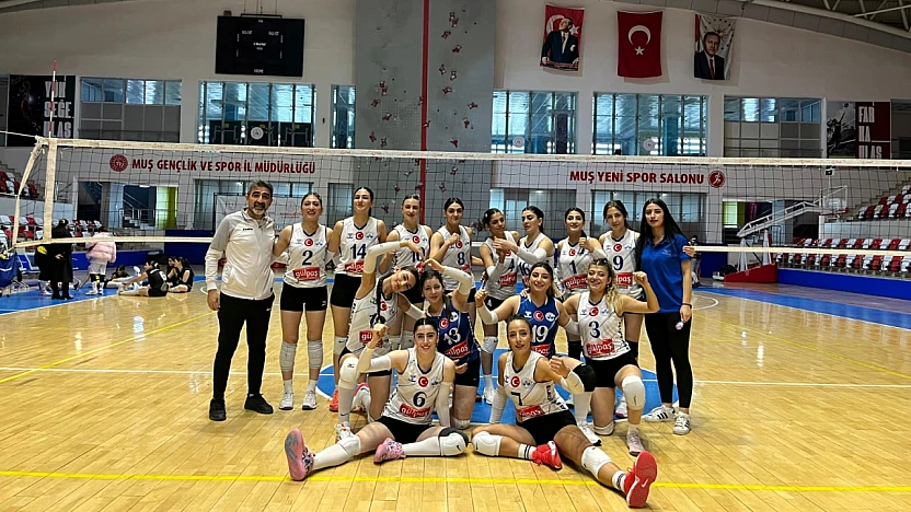 Elazığ Belediyespor Kadın Voleybol Takımı, Muş deplasmanından galibiyetle ayrıldı